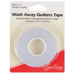 10 Metres 8mm Sew Easy Wash Away Quilters Tape Quilting Patchwork