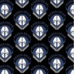 100% Brushed Cotton Winceyette Flannel Camelot Fabric Mandalorian Star Wars