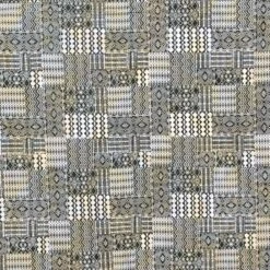 100% Cotton Batik Fabric John Louden Geometric Patchwork Ingham Close 110cm Wide