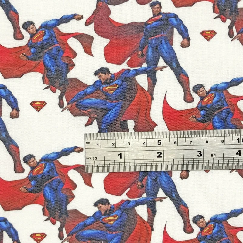 100% Cotton Digital Fabric Justice League Superhero Superman Batman The Flash 4 100% Cotton Digital Fabric Justice League Superhero Superman Batman The Flash - Image 2