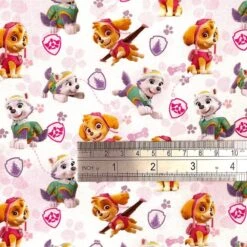 100% Cotton Digital Fabric Paw Patrol Girl Dog 140cm Wide -OHSEWCRAFTY 100 cotton digital fabric paw patrol girl dog 140cm wide 2