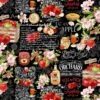 100% Cotton Digital Fabric Timeless Treasures Apple Farm Chart Orchard Valley -OHSEWCRAFTY 100 cotton digital fabric timeless treasures apple farm chart orchard valley
