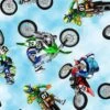100% Cotton Digital Fabric Timeless Treasures Dirt Bikes Motocross 112cm Wide -OHSEWCRAFTY 100 cotton digital fabric timeless treasures dirt bikes motocross 112cm wide