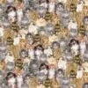 100% Cotton Digital Fabric Timeless Treasures Packed Realistic Cats 112cm Wide 1 100% Cotton Digital Fabric Timeless Treasures Packed Realistic Cats 112cm Wide -OHSEWCRAFTY 100 cotton digital fabric timeless treasures packed realistic cats 112cm wide