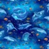 100% Cotton Digital Fabric Timeless Treasures Playful Dolphin & Fish 112cm Wide -OHSEWCRAFTY 100 cotton digital fabric timeless treasures playful dolphin fish 112cm wide