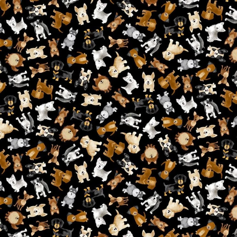 100% Cotton Digital Fabric Timeless Treasures Tossed Small Dogs Puppy 112cm Wide 3 100% Cotton Digital Fabric Timeless Treasures Tossed Small Dogs Puppy 112cm Wide