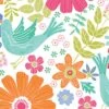 100% Cotton Fabric Benartex Chalk Garden Happy Birds Floral Flowers 112cm Wide -OHSEWCRAFTY 100 cotton fabric benartex chalk garden happy birds floral flowers 112cm wide