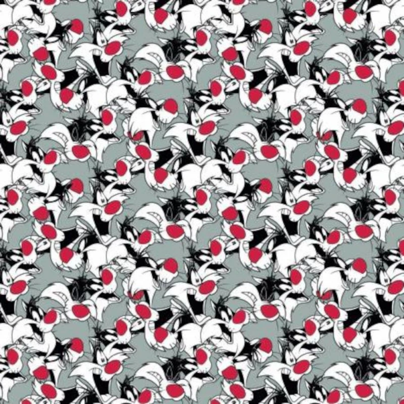 100% Cotton Fabric Camelot Fabrics Looney Tunes Sylvester Kids Cartoon TV Show 3 100% Cotton Fabric Camelot Fabrics Looney Tunes Sylvester Kids Cartoon TV Show