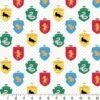 100% Cotton Fabric Camelot Harry Potter House Badges Crests -OHSEWCRAFTY 100 cotton fabric camelot harry potter house badges crests