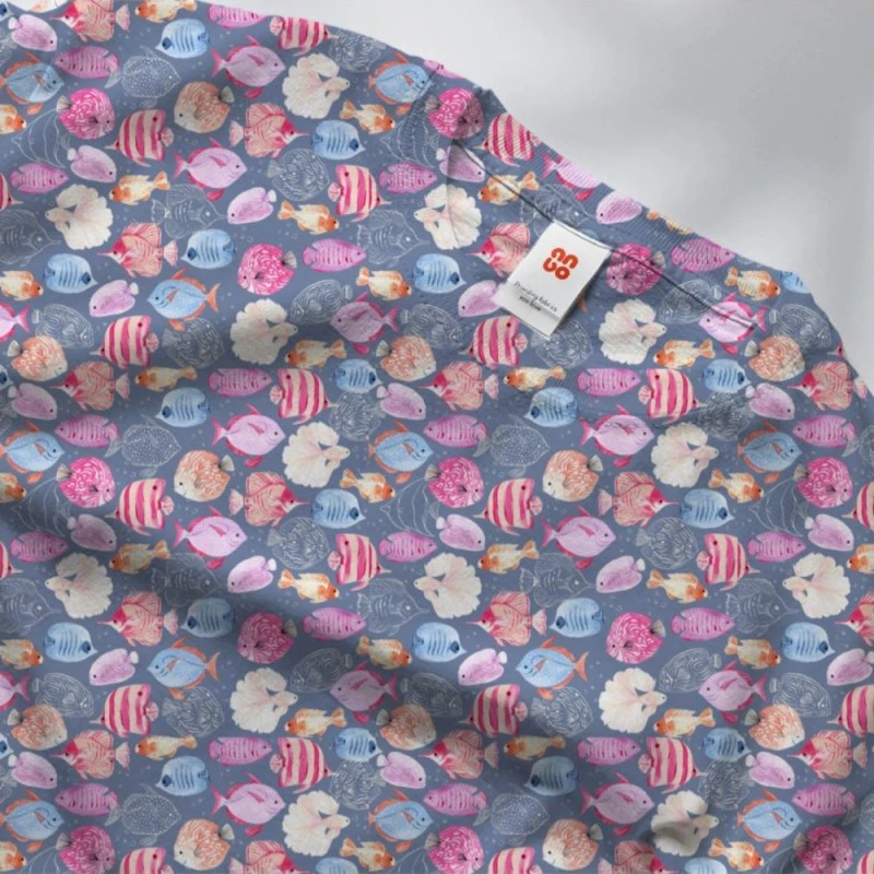 100% Cotton Fabric Dashwood Studio Coral Coast Sea Life Ocean Fish 112cm Wide 5 100% Cotton Fabric Dashwood Studio Coral Coast Sea Life Ocean Fish 112cm Wide - Image 3