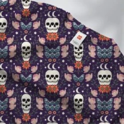 100% Cotton Fabric Dashwood Studio Spellbound Halloween Skull Floral 112cm Wide -OHSEWCRAFTY 100 cotton fabric dashwood studio spellbound halloween skull floral 112cm wide 2