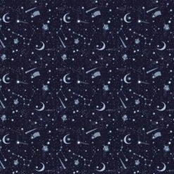100% Cotton Fabric Dear Stella Universe Galaxy Astrology Stars