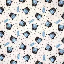 100% Cotton Fabric Digital Disney Star Wars Darth Vader Head Tossed 140cm Wide