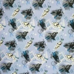 100% Cotton Fabric Digital Disney Star Wars Mandalorian Stormtroopers 140cm Wide