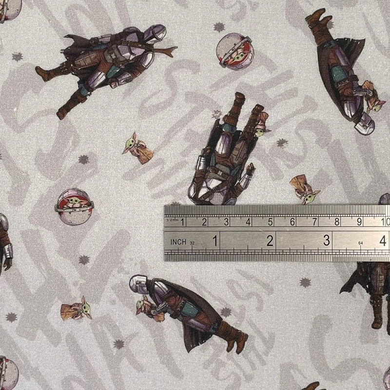 100% Cotton Fabric Digital Disney Star Wars The Mandalorian Baby Yoda 140cm Wide 4 100% Cotton Fabric Digital Disney Star Wars The Mandalorian Baby Yoda 140cm Wide - Image 2
