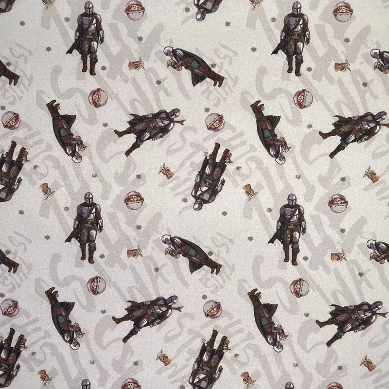 100% Cotton Fabric Digital Disney Star Wars The Mandalorian Baby Yoda 140cm Wide 3 100% Cotton Fabric Digital Disney Star Wars The Mandalorian Baby Yoda 140cm Wide