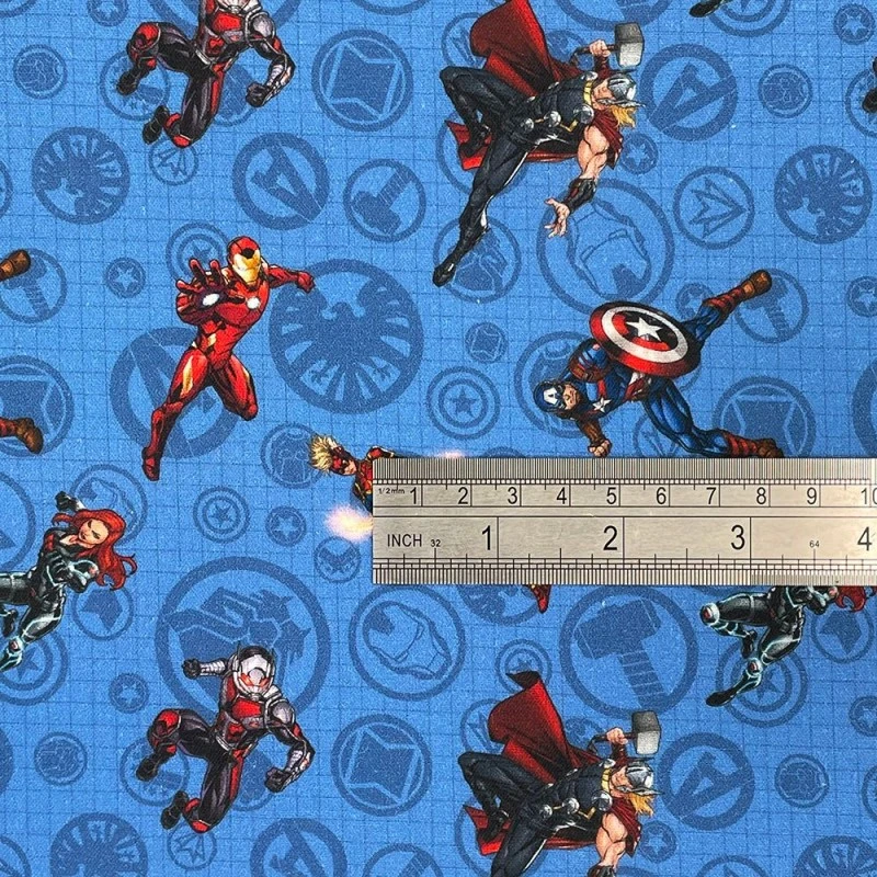 100% Cotton Fabric Digital Marvel Avengers Captain America Iron Man 140cm Wide 4 100% Cotton Fabric Digital Marvel Avengers Captain America Iron Man 140cm Wide - Image 2