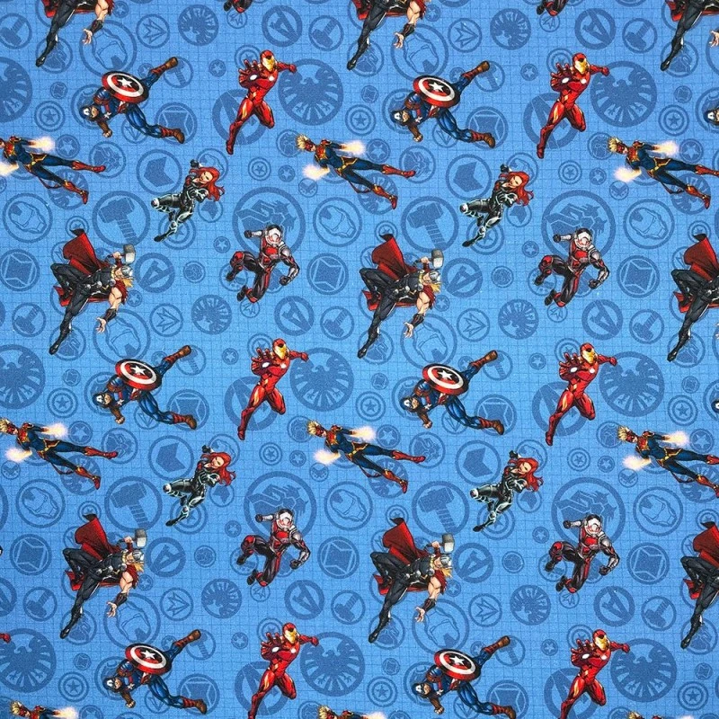 100% Cotton Fabric Digital Marvel Avengers Captain America Iron Man 140cm Wide 3 100% Cotton Fabric Digital Marvel Avengers Captain America Iron Man 140cm Wide