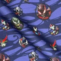 100% Cotton Fabric Digital Marvel Avengers Venom Faces Spiderman 140cm Wide -OHSEWCRAFTY 100 cotton fabric digital marvel avengers venom faces spiderman 140cm wide 2