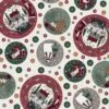 100% Cotton Fabric Hollyberry Christmas Happy Holiday Festive Lynette Anderson 2 100% Cotton Fabric Hollyberry Christmas Happy Holiday Festive Lynette Anderson -OHSEWCRAFTY 100 cotton fabric hollyberry christmas happy holiday festive lynette anderson