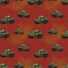100% Cotton Fabric Kennard & Kennard Battlezone Army Tanks APC Orange -OHSEWCRAFTY 100 cotton fabric kennard kennard battlezone army tanks apc orange