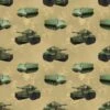 100% Cotton Fabric Kennard & Kennard Battlezone Army Tanks APC Tan -OHSEWCRAFTY 100 cotton fabric kennard kennard battlezone army tanks apc tan