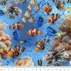 100% Cotton Fabric Kennard & Kennard Marine Marvels Ocean Clownfish 112cm Wide -OHSEWCRAFTY 100 cotton fabric kennard kennard marine marvels ocean clownfish 112cm wide