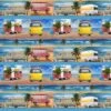 100% Cotton Fabric Kennard & Kennard Retro Lines Camper Vans Caravans 1 100% Cotton Fabric Kennard & Kennard Retro Lines Camper Vans Caravans -OHSEWCRAFTY 100 cotton fabric kennard kennard retro lines camper vans caravans