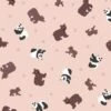 100% Cotton Fabric Lewis & Irene Baby Wild Bears Animals Panda Cub -OHSEWCRAFTY 100 cotton fabric lewis irene baby wild bears animals panda cub