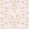100% Cotton Fabric Lewis & Irene Bird By Bird Meadow Floral Butterfly Moth