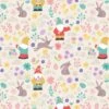 100% Cotton Fabric Lewis & Irene Spring Gnomes Easter Rabbit Bunny Chicks Floral -OHSEWCRAFTY 100 cotton fabric lewis irene spring gnomes easter rabbit bunny chicks floral