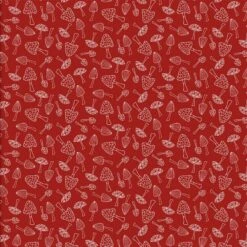 100% Cotton Fabric Light My Way Gnome By Diane Beesley Mushroom 110cm Wide