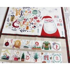 100% Cotton Fabric Little Johnny Christmas Calendar Decorative Santa Claus 12 100% Cotton Fabric Little Johnny Christmas Calendar Decorative Santa Claus -OHSEWCRAFTY 100 cotton fabric little johnny christmas calendar decorative santa claus 2
