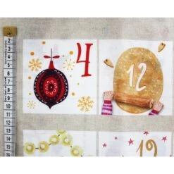 100% Cotton Fabric Little Johnny Christmas Calendar Decorative Santa Claus 15 100% Cotton Fabric Little Johnny Christmas Calendar Decorative Santa Claus -OHSEWCRAFTY 100 cotton fabric little johnny christmas calendar decorative santa claus 5