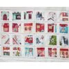 100% Cotton Fabric Little Johnny Christmas Calendar Winter Houses 1 100% Cotton Fabric Little Johnny Christmas Calendar Winter Houses -OHSEWCRAFTY 100 cotton fabric little johnny christmas calendar winter houses