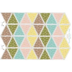 100% Cotton Fabric Little Johnny Party Animal Dogs Bunting Panel