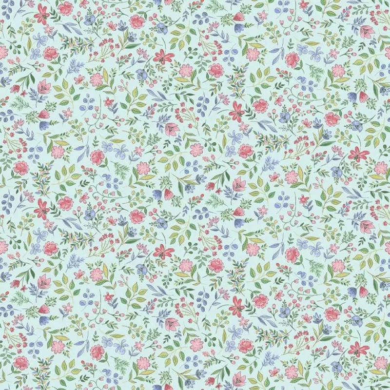 100% Cotton Fabric Makower Afternoon Tea Sugar Flowers Floral Nature 112cm Wide 3 100% Cotton Fabric Makower Afternoon Tea Sugar Flowers Floral Nature 112cm Wide
