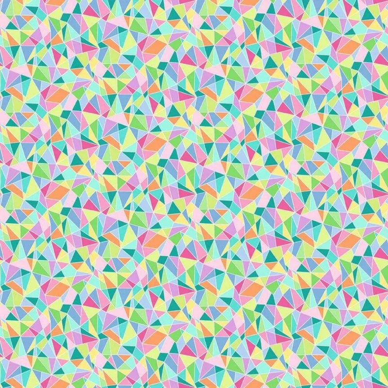 100% Cotton Fabric Makower Hello Spring Mosaic Geometric Colourful 112cm Wide 3 100% Cotton Fabric Makower Hello Spring Mosaic Geometric Colourful 112cm Wide