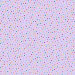 100% Cotton Fabric Makower Hello Spring Spots Polka Dot Multicoloured 112cm Wide
