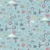 100% Cotton Fabric Makower High Tide Maritime Nautical Boats Anchors 112cm Wide -OHSEWCRAFTY 100 cotton fabric makower high tide maritime nautical boats anchors 112cm wide