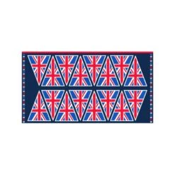 100% Cotton Fabric Makower London Revival Union Jack Bunting Panel