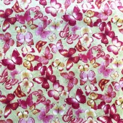 100% Cotton Fabric Northcott Bright Purple Butterfly Butterflies Animals Insect