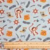 100% Cotton Fabric Nutex A Pirates Adventure Pirate's Crew Monkeys 112cm Wide -OHSEWCRAFTY 100 cotton fabric nutex a pirates adventure pirate s crew monkeys 112cm wide