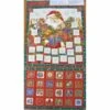 100% Cotton Fabric Nutex Advent Calendar Christmas Santa Festive Panel -OHSEWCRAFTY 100 cotton fabric nutex advent calendar christmas santa festive panel