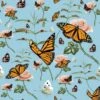 100% Cotton Fabric Nutex Botanical Garden Butterfly Insects Butterflies Ladybird 2 100% Cotton Fabric Nutex Botanical Garden Butterfly Insects Butterflies Ladybird -OHSEWCRAFTY 100 cotton fabric nutex botanical garden butterfly insects butterflies ladybird