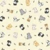 100% Cotton Fabric Nutex Canines & Felines Cats Dogs Puppy Kitten Animals Pets -OHSEWCRAFTY 100 cotton fabric nutex canines felines cats dogs puppy kitten animals pets