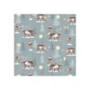 100% Cotton Fabric Nutex Christmas Deer Post Reindeer Xmas Festive Animals