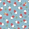 100% Cotton Fabric Nutex Christmas Gonks Xmas Festive Seasonal Blue 110cm Wide -OHSEWCRAFTY 100 cotton fabric nutex christmas gonks xmas festive seasonal blue 110cm wide