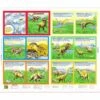 100% Cotton Fabric Nutex Dinosaur Book Panel 90cm X 112cm -OHSEWCRAFTY 100 cotton fabric nutex dinosaur book panel 90cm x 112cm