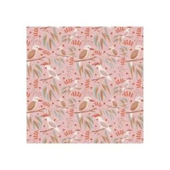 100% Cotton Fabric Nutex Flora & Fauna Birds Cockatoo Kookaburra Aussie Animals